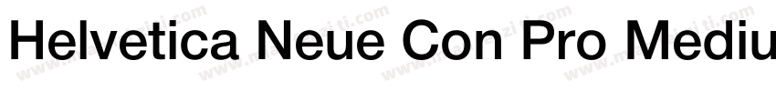Helvetica Neue Con Pro Medium字体转换
